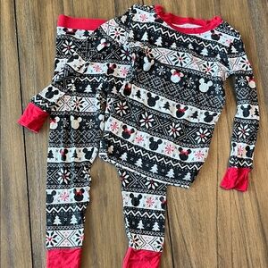 Little Sleepies Disney Fair Isle pajama set